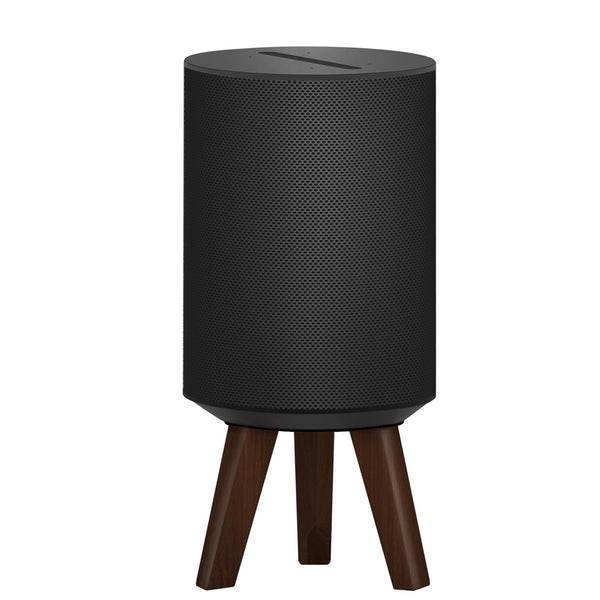 Wooden Tripod Desk Stand for Sonos Era 100 - Enhance Sound, Secure, Elegant, Black