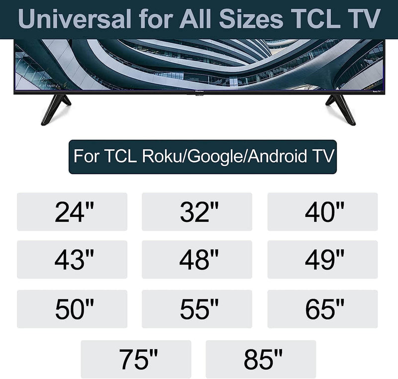 TCL TV  Legs Stand Fit for 43 inch Roku TV leg Replacement