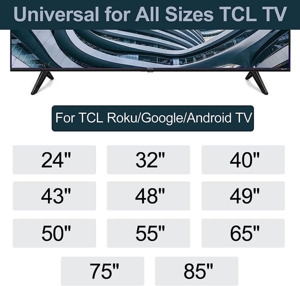 TCL 55 Inch TV Stand Legs Fit for 55S425 55S401 55S525 55S423 55S421 55S434 55S405 55R635 55S435
