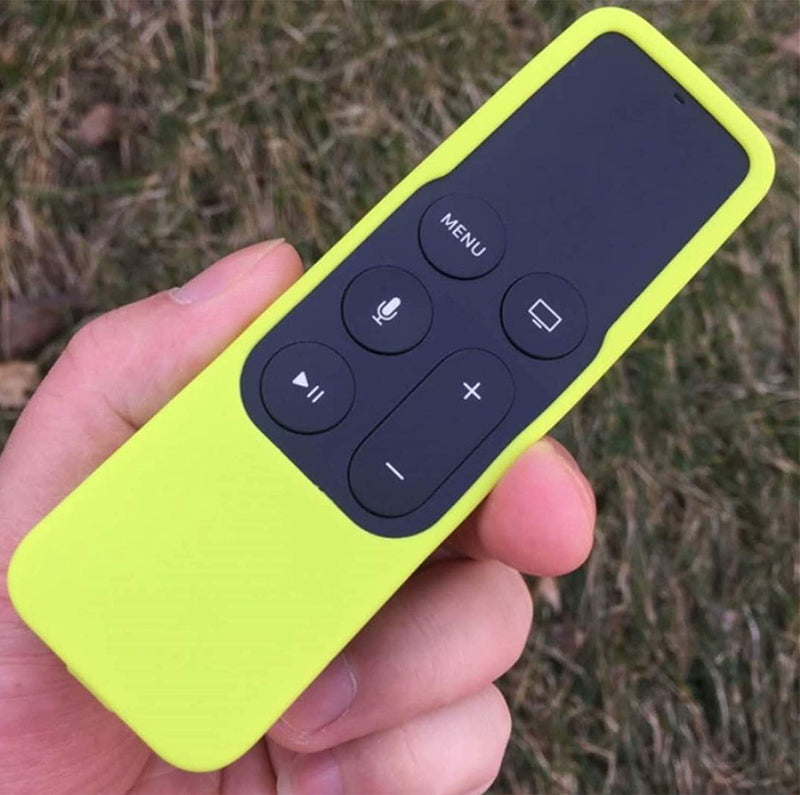 Set of Remote Holder and Protective Case Fit for Apple TV 4K 5th, 4th Gen Remote, Green Shockproof Silicone Remote Cover for Apple TV Siri Remote 4K, 4th/5th Gen Remote