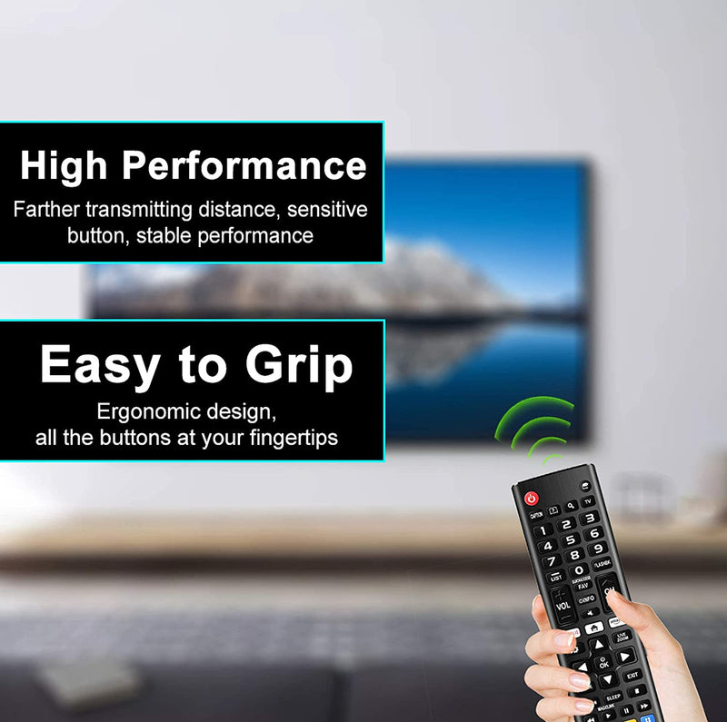 Universal Remote for LG TV Remote Control (All Models) Compatible with All LG Smart TV LCD LED 3D HDTV AKB75375604 AKB75095307 AKB75675304 AKB74915305, Remote Control for LG TV Remote Wr Holder
