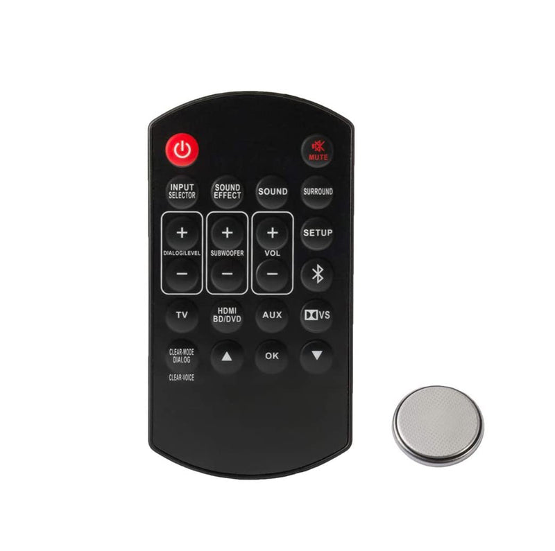 Remote Control Fit for Panasonic N2QAYC000063 N2QAYC000083 SC-HTB70 SC-HTB350 Remote, Home Theater System Speaker Soundbar Remote Control